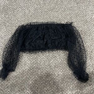 Off the shoulder long sleeve